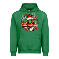 Emerald Merry christmas Urban Hoodie - FaDigitalArtStudio