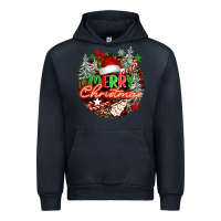 Navy Merry christmas Urban Hoodie - FaDigitalArtStudio