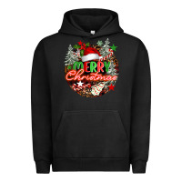 Pigment Black Merry christmas Urban Hoodie - FaDigitalArtStudio