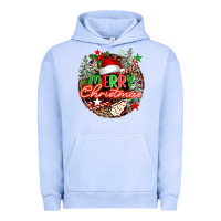 Pigment Grape Ice Merry christmas Urban Hoodie - FaDigitalArtStudio