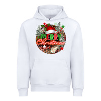White Merry christmas Urban Hoodie - FaDigitalArtStudio