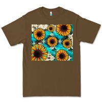 Cacao gemstone sunflower Premium Tee - JahusDesignShop