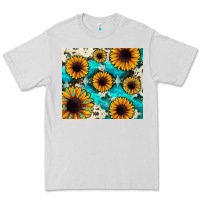 Dove Grey gemstone sunflower Premium Tee - JahusDesignShop