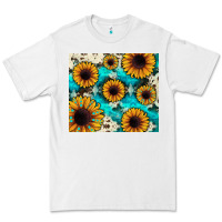 White gemstone sunflower Premium Tee - JahusDesignShop
