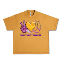 Peanut Butter peace love nursing Urban Heavy Tee - AdoDesignShop