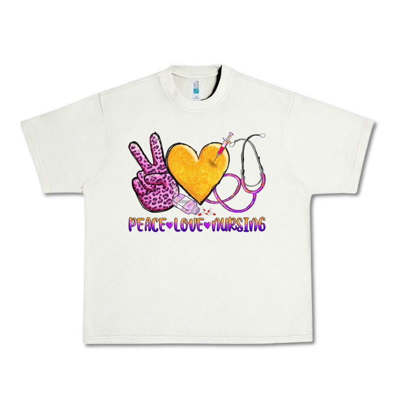 Peace Love Nursing Urban Heavy Tee by AdoDesignShop | Teevron