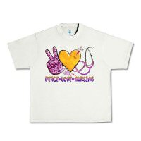 Pistachio peace love nursing Urban Heavy Tee - AdoDesignShop