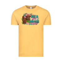Vintage Mustard just a girl who loves cows Vintage Tee - MaliasSmallBusiness