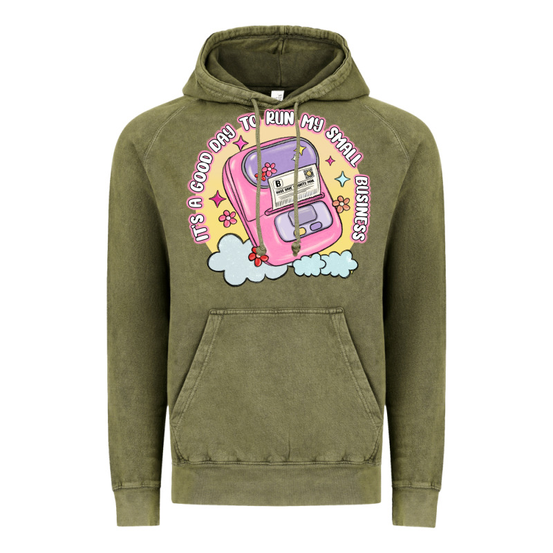 Its A Good Day To Run My Small Business Vintage Hoodie by MaliasSmallBusiness | Teevron