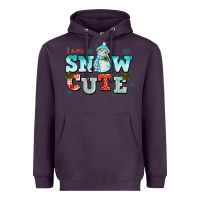 Plum i am snow cute Heavyweight Hoodie - CowGirlArtShop