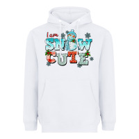 White i am snow cute Heavyweight Hoodie - CowGirlArtShop