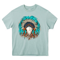 Arona bull skull indian headdress Heavy Core Tee - JahusDesignShop
