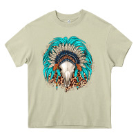 Mossy bull skull indian headdress Heavy Core Tee - JahusDesignShop
