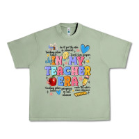 Oil Green in my teacher era Urban Heavy Tee - MaliasSmallBusiness