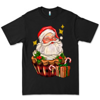 Black santa claus cupcake Premium Tee - AdoDesignShop