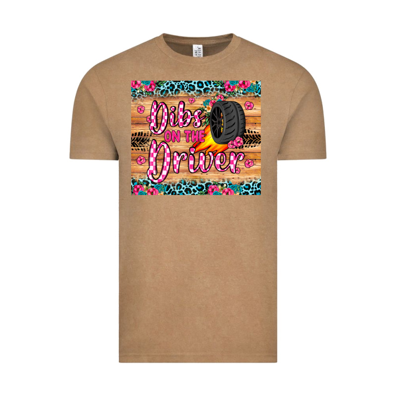 Dibs On The Driver Vintage Tee by JahusDesignShop | Teevron
