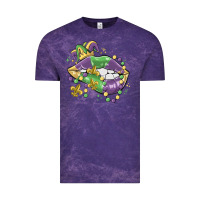 Cloud Purple mardi gras lips Vintage Tee - MaliasSmallBusiness