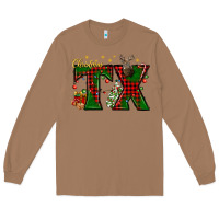 Toasted Coconut Christmas Texas With Deer Long Sleeve Tee - BundleAndBundleShop