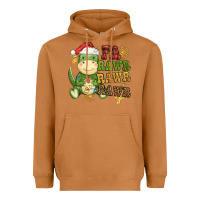 Meerkat watercolor t rex fa rawr rawr rawr christmas Heavyweight Hoodie - CowGirlArtShop