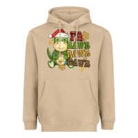 Mushroom watercolor t rex fa rawr rawr rawr christmas Heavyweight Hoodie - CowGirlArtShop