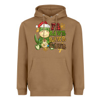 Toasted Coconut watercolor t rex fa rawr rawr rawr christmas Heavyweight Hoodie - CowGirlArtShop