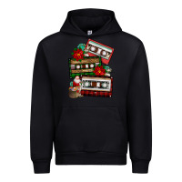 Black christmas cassette gemstone Urban Hoodie - FaDigitalArtStudio