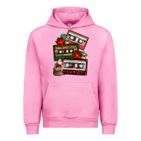 Fuchsia Pink christmas cassette gemstone Urban Hoodie - FaDigitalArtStudio