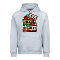 Heather Grey christmas cassette gemstone Urban Hoodie - FaDigitalArtStudio