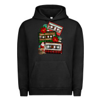 Pigment Black christmas cassette gemstone Urban Hoodie - FaDigitalArtStudio