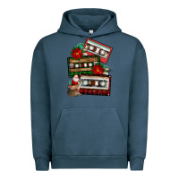 Pigment Midnight Navy christmas cassette gemstone Urban Hoodie - FaDigitalArtStudio