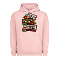 Pigment Salmon christmas cassette gemstone Urban Hoodie - FaDigitalArtStudio