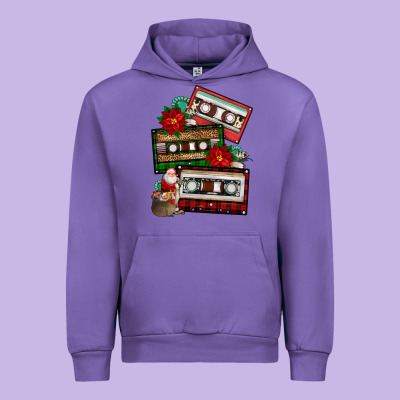 Christmas Cassette Gemstone Urban Hoodie Designed By Fadigitalartstudio