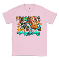 Bubblegum Pink Pumpkin Pie Fixes Everything Classic Tee - CowhideDigitalArt