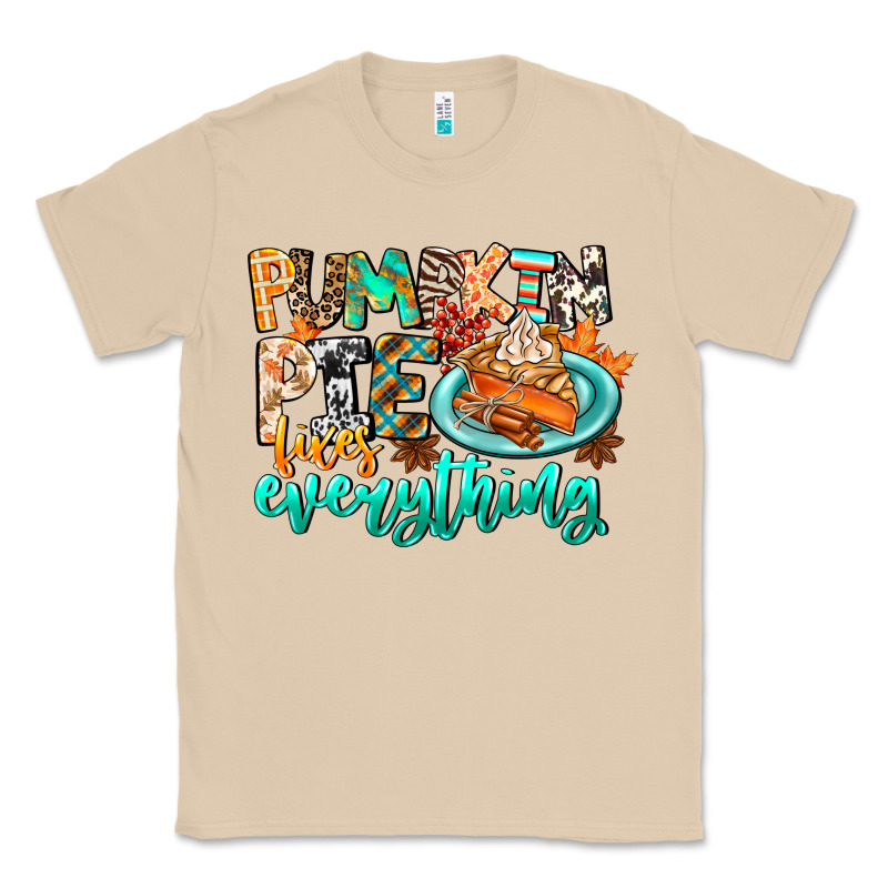 Pumpkin Pie Fixes Everything Classic Tee by CowhideDigitalArt | Teevron