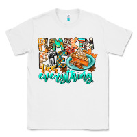 White Pumpkin Pie Fixes Everything Classic Tee - CowhideDigitalArt