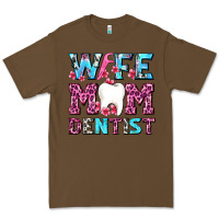 Cacao Wife Mom Dentist With Tooth And Floss Premium Tee - AdoDesignShop
