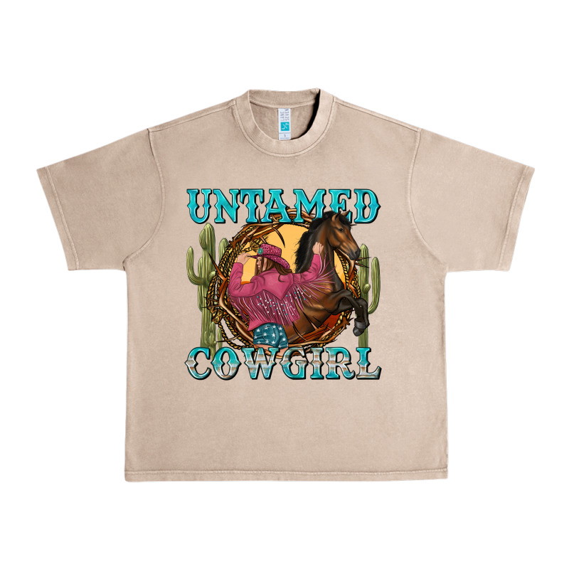 Untamed Cowgirl Urban Heavy Tee by NancyCooperArtShop | Teevron