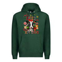Sports Green just a heifer who loves christmas cow Premium Hoodie - CowGirlArtShop