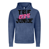 Vintage Denim true crime junkie Vintage Hoodie - MaliasSmallBusiness