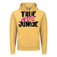 Vintage Mustard true crime junkie Vintage Hoodie - MaliasSmallBusiness