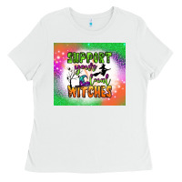 White supports your local witches tumbler Ladies Tee - BundleAndBundleShop