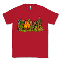 Red camping love Classic Tee - NancyCooperArtShop