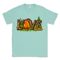 Seafoam camping love Classic Tee - NancyCooperArtShop