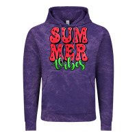 Cloud Purple summer vibes watermelon Vintage Hoodie - Jasminsmagicworld