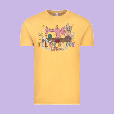 Ill Be In My Office Vintage Tee Designed By Maliassmallbusiness