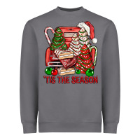 Storm Tis The Season Christmas Cakes Truck Heavyweight Sweatshirt - BundleAndBundleShop
