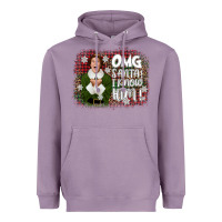 Lavender the elf omg santa Heavyweight Hoodie - CowGirlArtShop