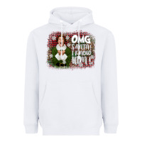 White the elf omg santa Heavyweight Hoodie - CowGirlArtShop