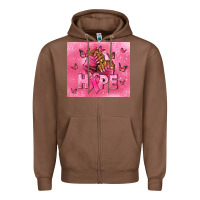 Chestnut hope cancer nails Zipper Hoodie - NancyCooperArtShop