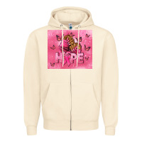 Sandshell hope cancer nails Zipper Hoodie - NancyCooperArtShop